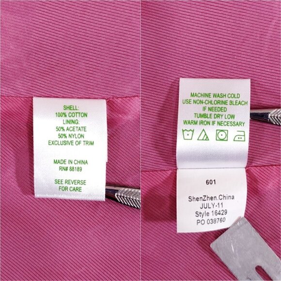 Lilly Pulitzer Size 4 Kelli Black Long Belted Trench Coat Jacket Ruffles Collar - Picture 12 of 16